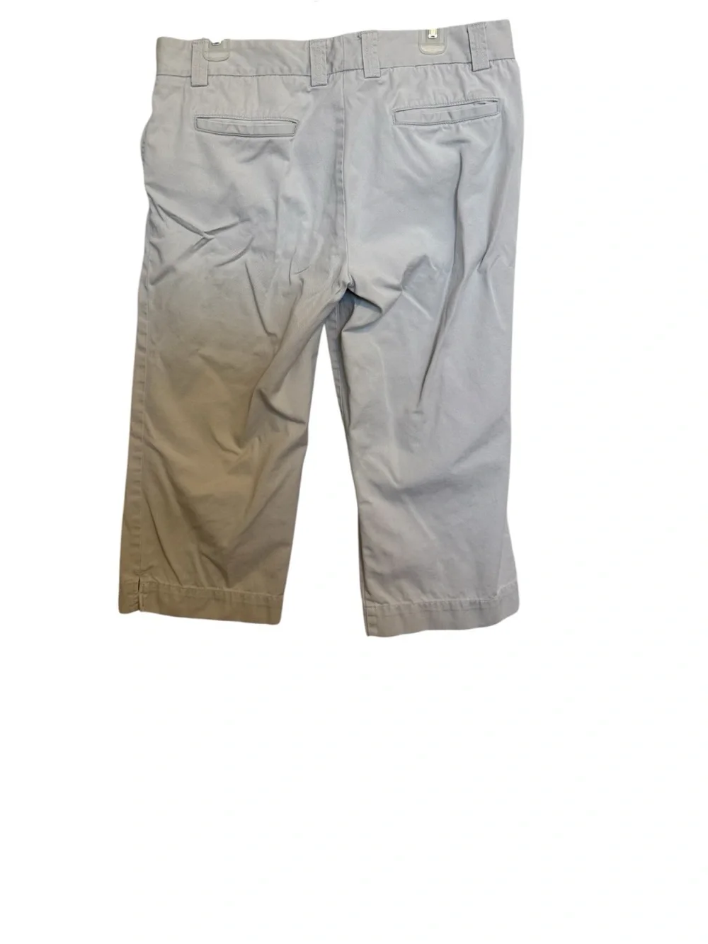 J. Crew Khaki Cropped Wide-Leg Pants